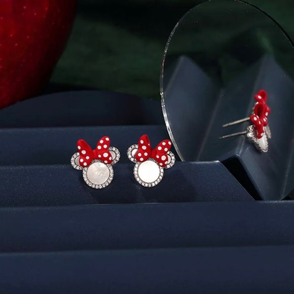 Minnie Mouse Earring Tiny Mickey Earrings - Picture 4 of 6